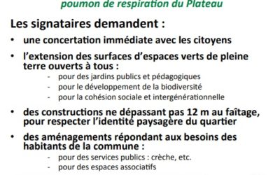 PÉTITION CITOYENNE Lancement le lundi 30 janvier 2017 > A L’attention de la MAIRIE DE GENTILLY