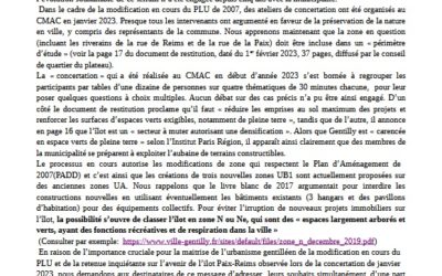 Communiqué des Assos AGIV, Mieux Vivre Sur Le Plateau et collectif « Coeur de Plateau