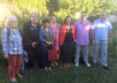 Création de la CEVE IdF le 4 juillet 2017. Photo de groupe...