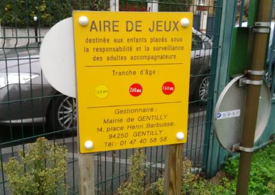 Aire de jeux pour les tous petits