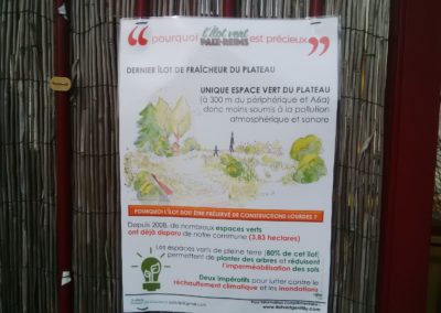 "Pourquoi l'îlot doit être préservé de constructions lourdes ?"