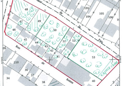Cadastre Ilot Paix-Reims Gentilly