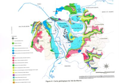 Géologie du Val de Marne. D'après l'atlas floral 94.