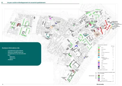 53% de logements HLM. Source : Annexe ressources documentaires Assises de la ville