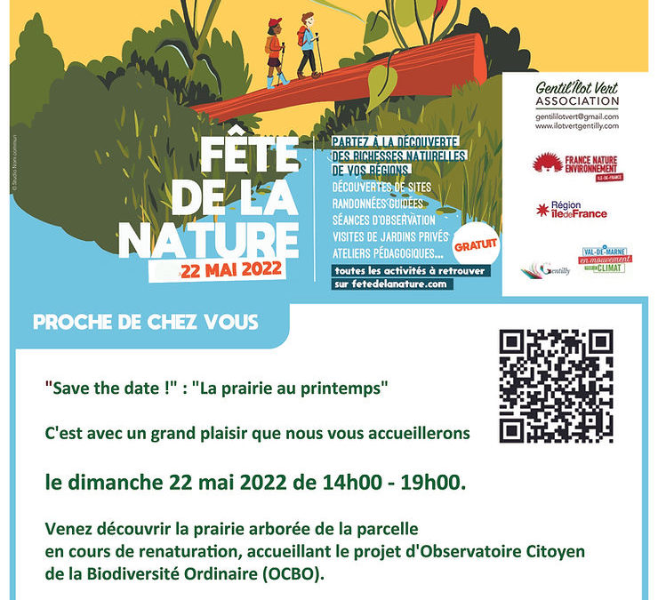 « Save the date ! » : « La prairie au printemps », dimanche 22 mai 2022.